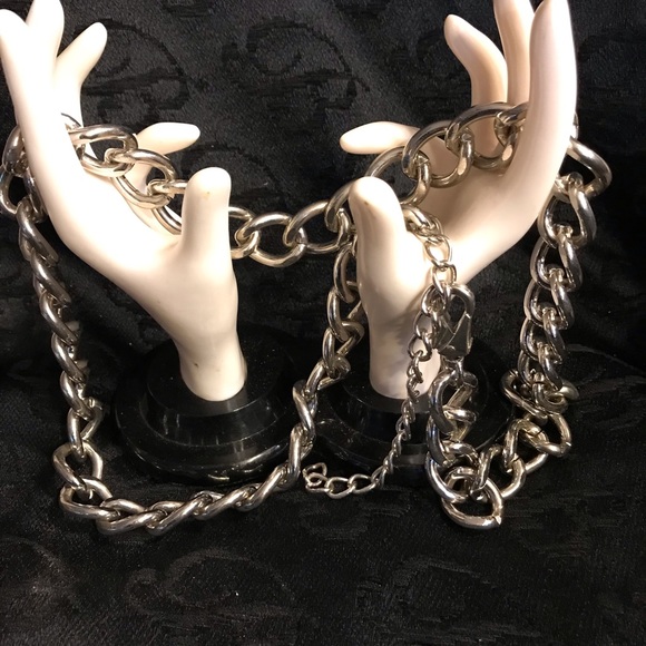 Thick Heavy VTG Chain Belt no Label - Picture 1 of 3